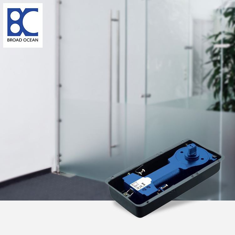 Factory price floor spring glass door