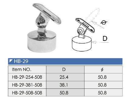 Factory Price handrail post brackets