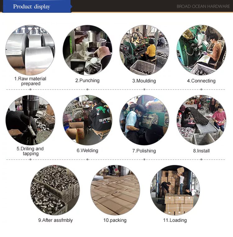 China factory handrail brackets round