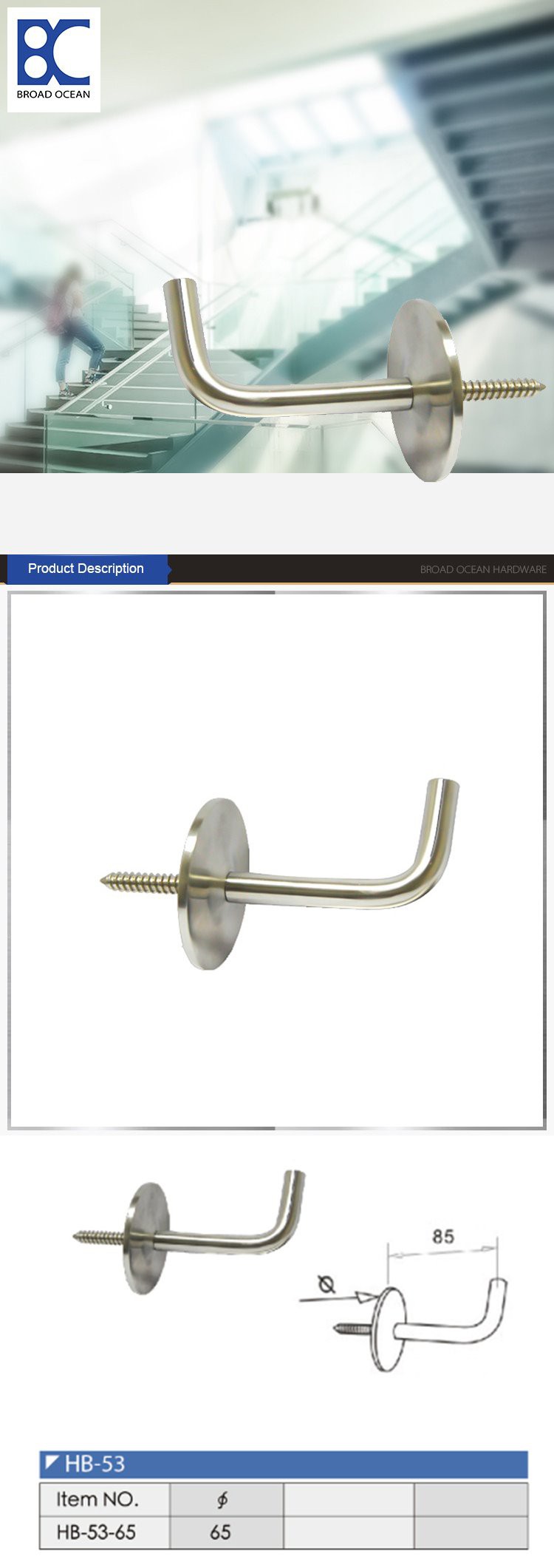 Wholesale railing brackets