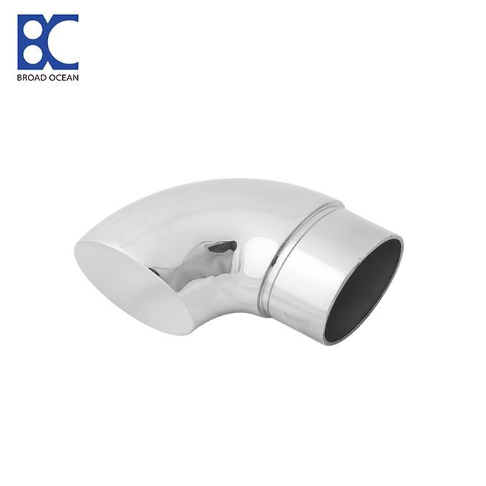 stainless steel pipe elbow for stair railing