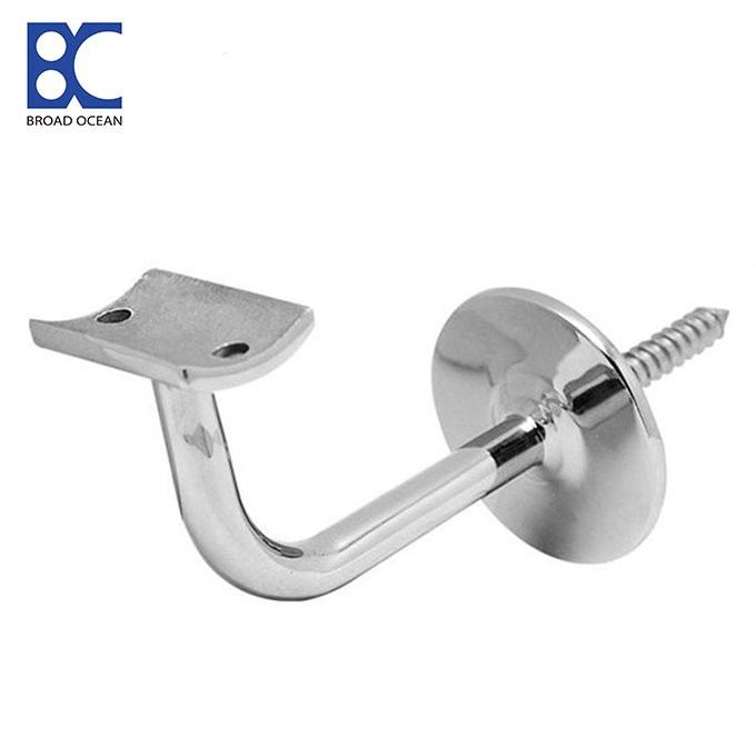 HB-48 Railing Handrails Glass Spigot Rounded Brackets