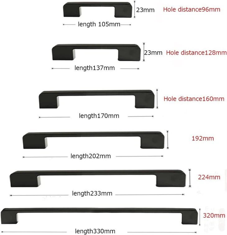 Aluminium Cupboard Handles